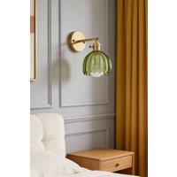 Living and Home Rechargeable Wall Lamp with Remote Control & 8 RGB Colours in Green