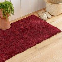 Voltico Shimmer Rug Runner 57X100 (Red/Black/Silver) in Dark Red | Size: 100 cm diameter