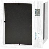Berkfield Home Modern Bifold Photo Frame Collage White 2x