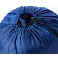 Berkfield Home Mummy Sleeping Bag for Adults Camping 3 Seasons in Blue