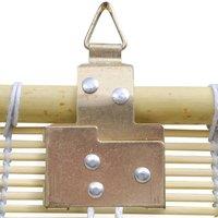 Berkfield Home Natural Bamboo Roller Blinds 100 x 160 cm in Beige