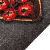 Berkfield Home Kitchen Rug Washable Cooking Text 60x180 cm Velvet in Grey