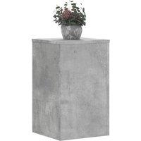 Berkfield Home Plant Stands 2 pcs Concrete Grey 30x30x50 cm Engineered wood | Size: 30 x 30 x 50 cm