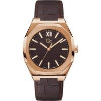 Gc Men's Z26005G4MF 42mm Quartz Watch in Brown