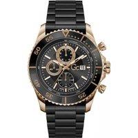 Gc Men's Z51004G2MF 44mm Quartz Watch in Black