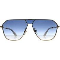 Police Men's Aviator Shiny Pink Gold Blue Gradient SPLL89 Horizon 8