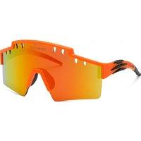 Philipp Plein Men's SSP001-99B55A Square/Rectangle Sunglasses in Orange