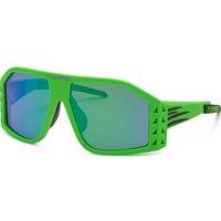 Philipp Plein Men's SSP002-6195GV Square/Rectangle Sunglasses in Green