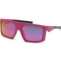 Philipp Plein Men's SSP009-586YLP Square/Rectangle Sunglasses in Pink