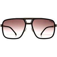 Carrera Men's Aviator Black Gold Gold Mirror on Burgundy Gradient 1071/S