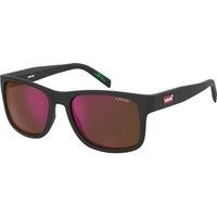 Levi's Men's LV-5080-S-003 Square/Rectangle Sunglasses in Black