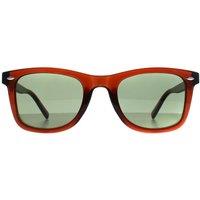 CALVIN KLEIN Men's Square Transparent Brown Green CK22555S