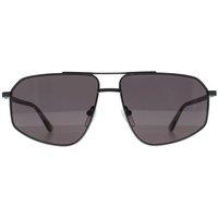 CALVIN KLEIN Men's Aviator Matte Dark Gunmetal Dark Grey CK23126S