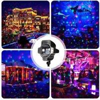 Shatchi LED RGB RED Green Blue Night Disco Party Rotating Spotlight Outdoor Indoor Landscape Christmas Decorative Lighting for Wed