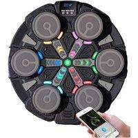 Leaper Rechargeable Smart Music Six-Target Boxing Machine with Bluetooth in Black
