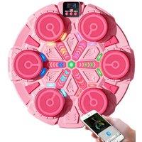 Leaper Rechargeable Smart Music Six-Target Boxing Machine with Bluetooth in Pink
