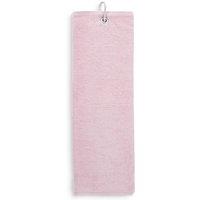 Duncan Stewart Men's Personalised Tri-Fold Golf Towel in Pale Pink