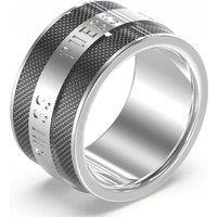 Guess Men's JUMR03209JWSTBK64 Ring in Silver