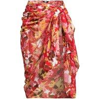 Lands' End Women's Voile Sarong Cover-Up in Red