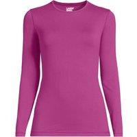 Lands' End Women's Plus Cosy Thermaskin Crew Neck Thermal Top in Raspberry | Size: 24-26
