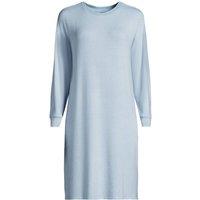 Lands' End Women's Silky Knit Night Dress in Light Blue | Size: 20