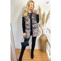 CY Women's Faux Fur Longline Gilet | Size: S/M