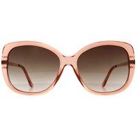 CALVIN KLEIN Women's Butterfly Dusty Pink Brown Gradient CK22548S