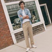 Lands' End Men's Classic Fit Fatigue Trousers in Tan | Size: 36R