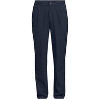Lands' End Men's Wool Touch Trousers in Navy | Size: 36R