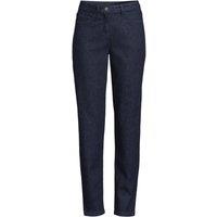 Lands' End Women's Slim Fit Stretch Denim Jeans in Dark Indigo | Size: 14-16