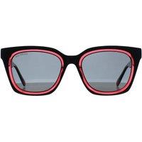 Benetton Women's Square Solid Black Pink Dark Grey BE5086