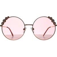 Guess Women's Round Rose Gold Pink GF0355