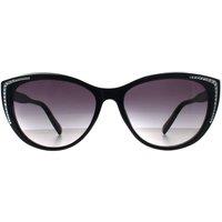 Guess Women's Cat Eye Shiny Black Smoke Grey Gradient GO00006