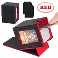 Havendro Black & Red Deck Box Storage for 100+ Trading Cards