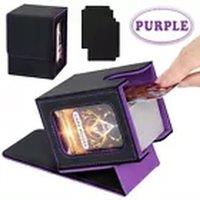 Havendro Black & Purple Deck Box Storage for 100+ Trading Cards