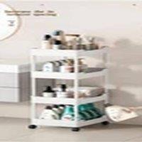 Havendro 4Tier White Vegetable Fruit Basket Kitchen Trolley Cart With Wheel