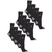 Heat Holders Women's 12 Pairs Ultra Lite Soft Thermal Socks in Charcoal | Size: 4-8