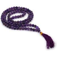 KDMD Women's 108 Bead Mala - Amethyst in Purple