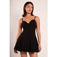 Jaded Rose Women's Lisa Black Sweetheart A Line Bengaline Mini Dress | Size: 10
