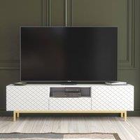 Creative Furniture Diamond Luxe TV Unit 180cm - White