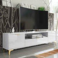 Creative Furniture Goldline Gloss TV Unit 200cm - Glossy White