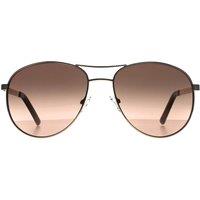Guess Women's Aviator Gold Brown Gradient GF0408