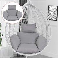 Living and Home Egg Hanging Chair Cushion Hanging Basket Seat Cushion in Grey