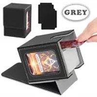 Havendro Black & Grey Deck Box Storage for 100+ Trading Cards
