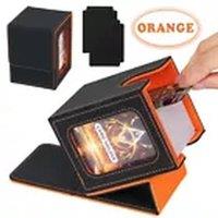Havendro Black & Orange Deck Box Storage for 100+ Trading Cards