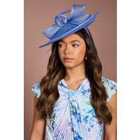 Coast Women's Loop Detail Wide Brim Fascinator in Cornflower Blue