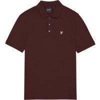 Lyle & Scott Men's Plain Polo Shirt Bottle Brown | Size: Large
