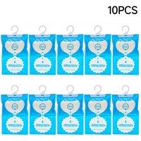 Living and Home 10-Pack Wardrobe Hanging Dehumidifier Bags in Blue