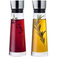 Blomus Alinjo Oil & Vinegar Set with Stainless Steel Lid - Transparent in Clear