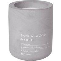 Blomus Fraga Sandalwood Myrrh Scented Candle M - Micro Chip in Grey